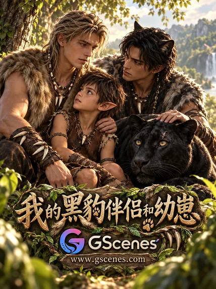 我的黑豹伴侣和幼崽